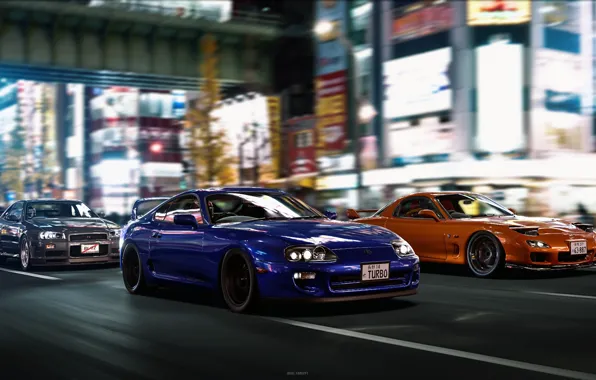 Auto, Japan, Machine, Machine, Nissan, Mazda, GT-R, Toyota