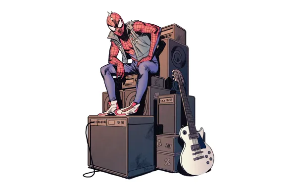 Picture comic, Spider-man, Marvel Comics, Spider-man, Spider Punk