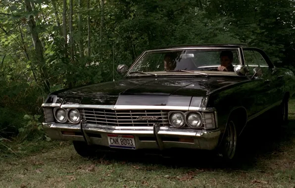 Retro, Chevrolet, classic, 1967, Impala