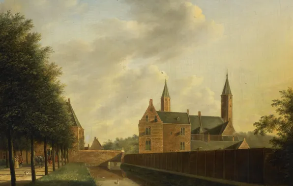 Picture picture, the urban landscape, House in Heemstede, Johannes Janson