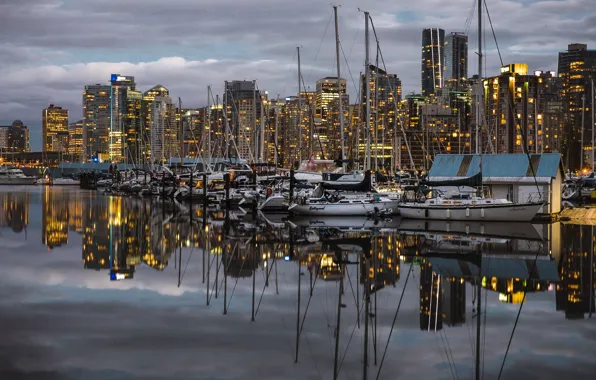 The city, port, Vancouver