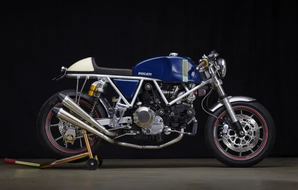 Custom, classic motorcycle, Ducati 750