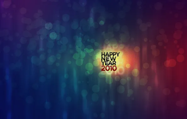 New year, 2010, circles