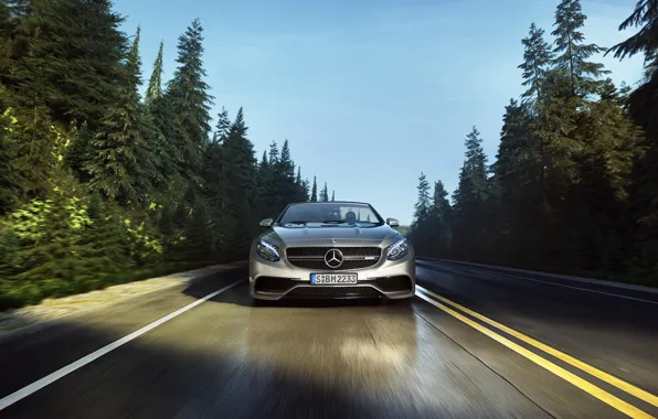 Mercedes-Benz, Auto, Road, Machine, Grey, Mercedes, Car, Render