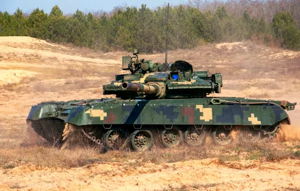 Picture exercises, tank, T-80 BV