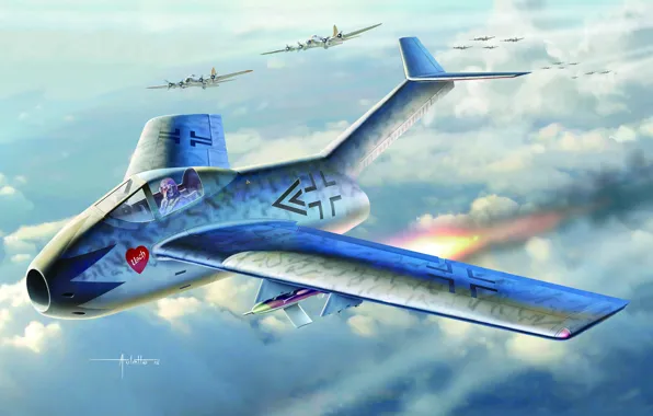 Germany, Focke-Wulf, Combat aircraft, Jet fighter, Is-183