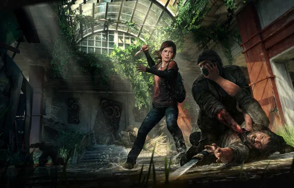 Wallpaper ps3, art, The Last of Us, naughty dog, Ellie, ps4 for mobile and  desktop, section игры, resolution 1920x1131 - download