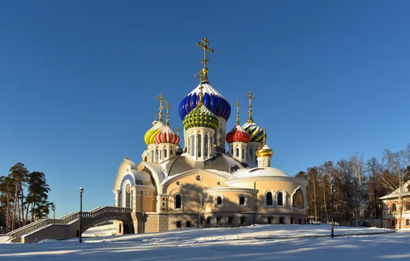 Moscow, Russia, Russia, The temple of the Holy Nobleborn Prince Igor of Chernigov