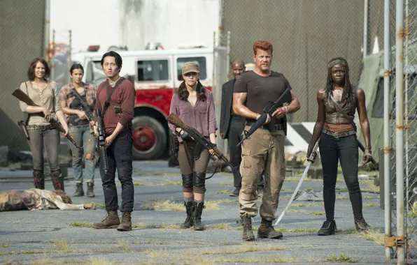 Group, team, The Walking Dead, The walking dead