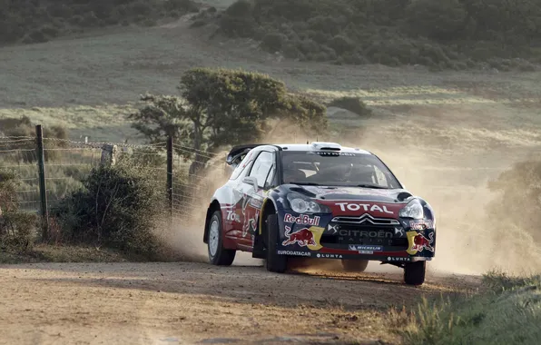 Picture Auto, Skid, Citroen, DS3, WRC, the front, Rally, Competition