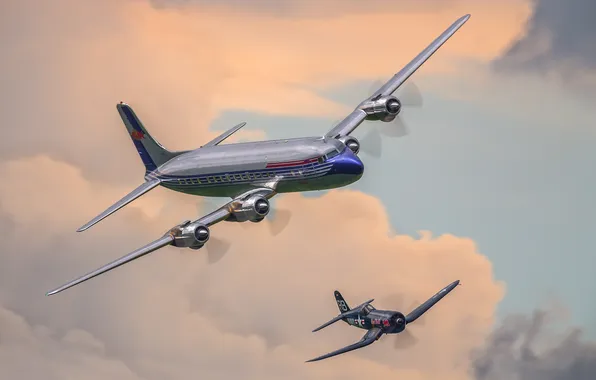 Picture the sky, flight, fighter, the plane