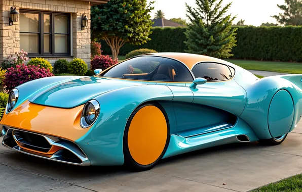 DESIGN, STYLE, TUNING, BLUE, RETRO, FUTURISM