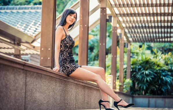 Picture summer, look, face, model, dress, legs