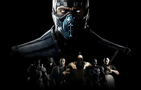 Picture Look, Jason, Stranger, Predator, Mask, Jason Voorhees, Mortal Kombat, Sub-Zero