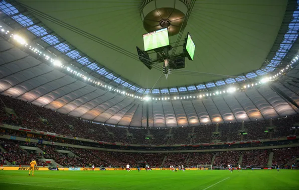 Picture Sport, Poland, Warsaw, Football, Football, National Stadium, National stadium
