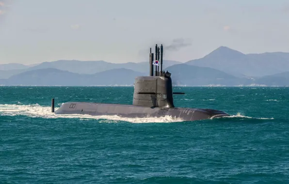 Submarine, The Republic Of Korea, Ahn-mu, KSS-lll klass