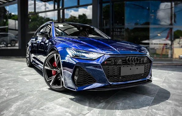 Picture Audi, Blue, Before, RS6, VAG, Vagon