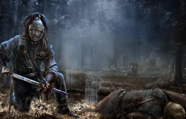 Picture Total War, wood, background, video games, Total War: Rome 2, dead legionnaires, Pict warrior, Rome …