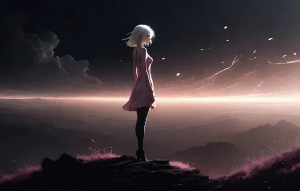 Girl, sexy, blonde, gorgeous, ai art