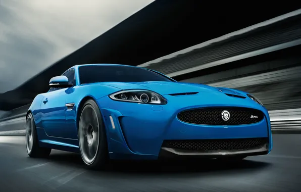 Picture Road, Blue, Machine, Jaguar, Movement, Car, Car, Blue