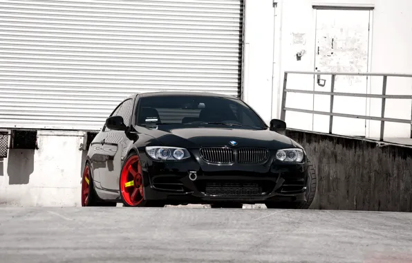 Picture BMW, Red, Black, 335i, E92