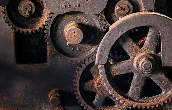 Picture background, mechanism, rust