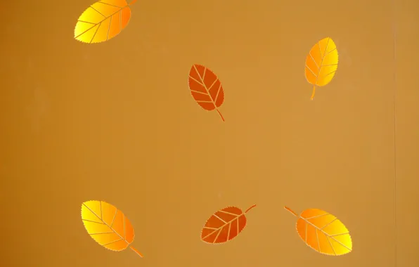Picture leaves, background, texture