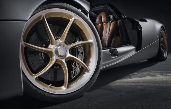 Wheel, Pagani, closeup, To huayr, Pagani, Pagani Huayra Codalunga