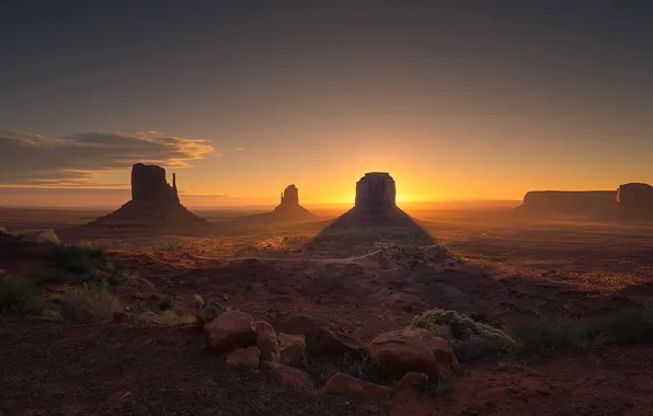 Picture sunset, Utah, Sunset, Utah, Monument Valley, Monument valley