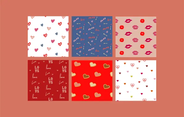 Background, Love, texture, hearts, background, Heart, Pattern