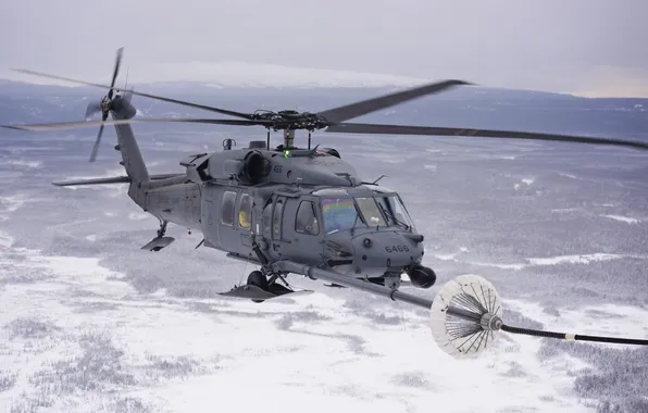 Helicopter, refueling, HH-60G, Pave Hawk