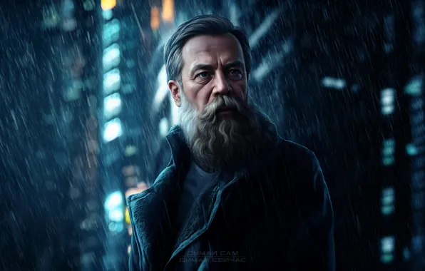 Rain, USSR, cyberpunk, communism, revolution, Carl, socialism, Engels