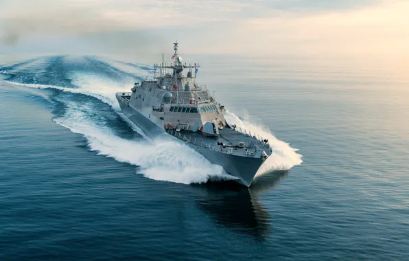 Ship, combat, intertidal, USS Coronado