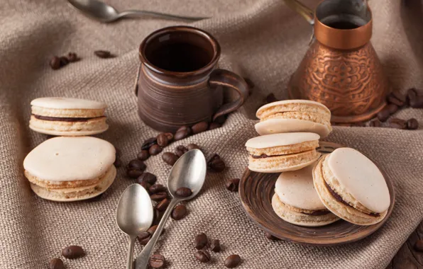 Coffee, cookies, Turk, Natasha Breen, almond