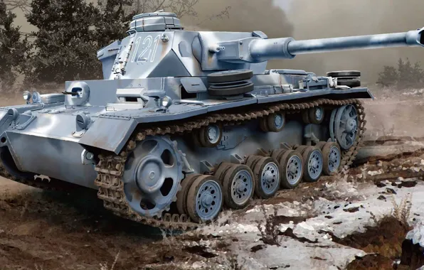 The Wehrmacht, panzerwaffe, Pz.Kpfw. III Ausf. K, German medium command tank