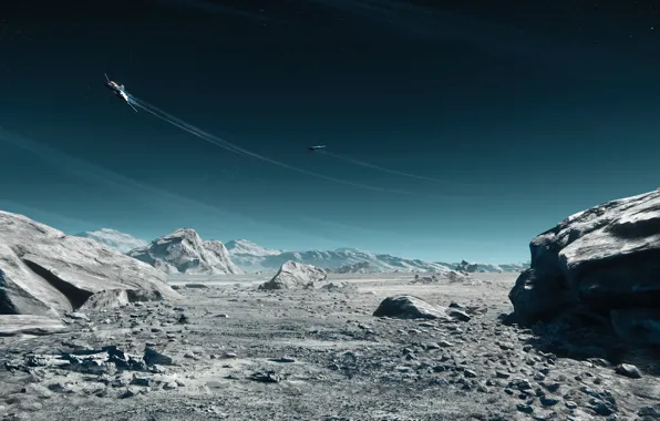 Surface, planet, Star Citizen