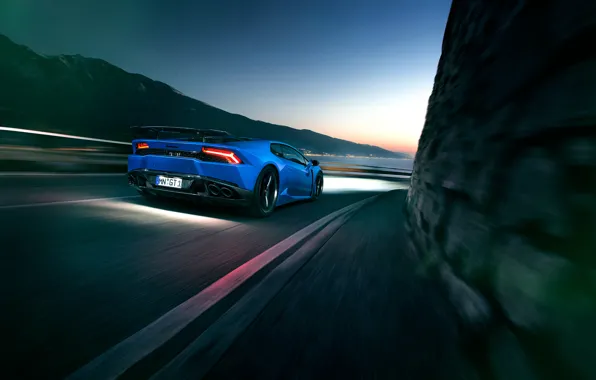 Picture Lamborghini, blue, Lamborghini, Novitec Torado, Huracan, hurakan