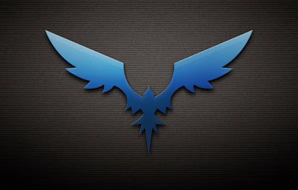 Bird, wings, Phoenix, the dark background