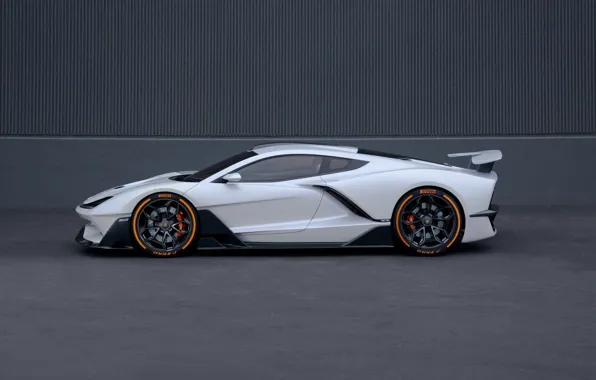 Supercar, side view, Aria, hypercar, 2019, FXE