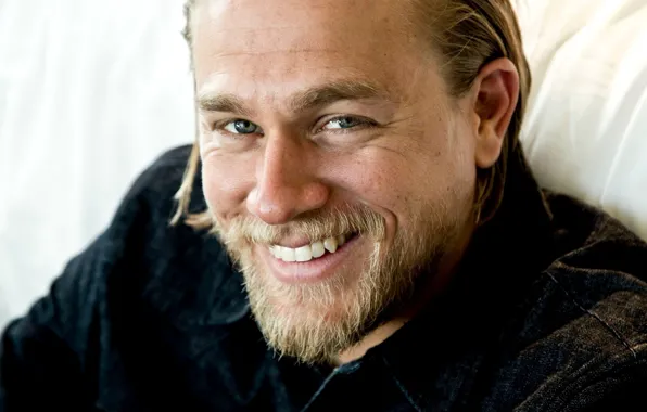 Face, smile, actor, male, blonde, Charlie Hunnam, Charlie Hunnam