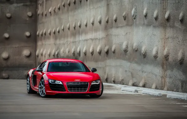 Audi, Audi, red, red