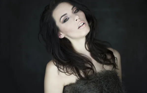 Look, girl, face, photo, model, brunette