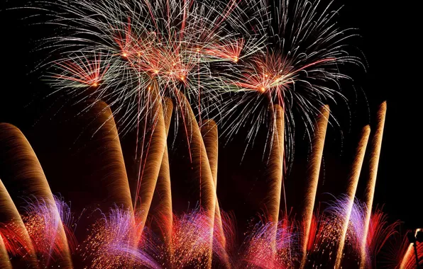 Lights, salute, Canada, QC, Fireworks festival