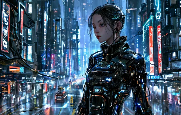 Picture Cyberpunk, AI art