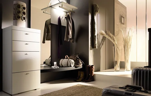 Design, style, interior, corridor, entrance hall