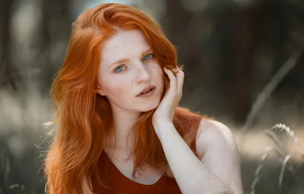 Girl, portrait, Marie