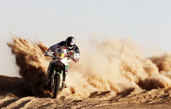Sand, sport, speed, Moto, motorcycle, Rally, Dakar