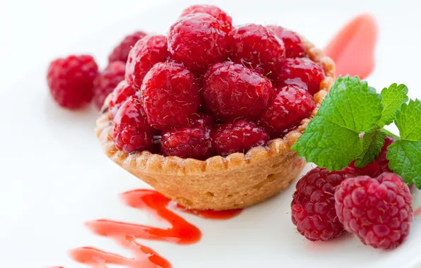 Picture berries, raspberry, cake, fresh, dessert, sweet, dessert, berries