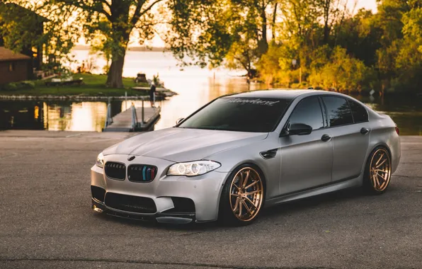 Gold, disc, BMW 5, m555