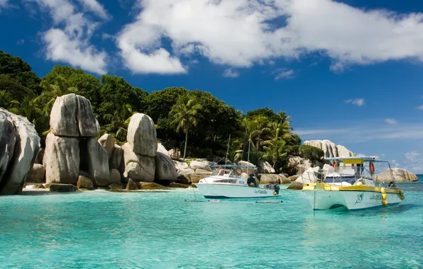 Picture nature, the ocean, stay, Seychelles, exotic, Seychelles